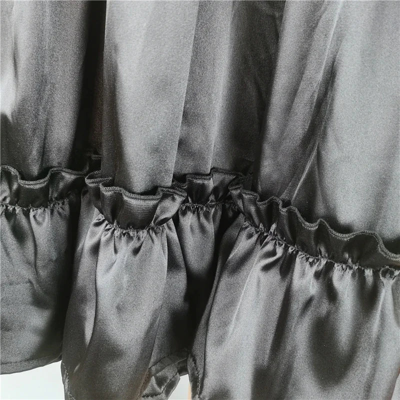 Elegant Pink Satin Women Prom Skirt Spaghetti Strap Sweetheart A-Line Tea Length Fancy Lace High Quality Female Party Gowns