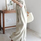 Korean Chic Style 2024 Solid Color High-waisted Women's Casual Fashionable Trousers 6 Colors In Stock