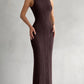 Tossy Sleeveless Knitwear Turtleneck Long Dress Female Slim Elegant Fashion Autumn 2023 Ribbed Knit Dress For Women Maxi Dress