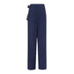 Women Solid Color Elastic Binding Foot Casual Pocket Pants Summer 2024 Elegant Lady Cotton Line High Wasit Women Pants