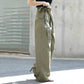 Korean Chic Style 2024 Solid Color High-waisted Women's Casual Fashionable Trousers 6 Colors In Stock