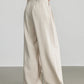 TOYOUTH Women Casual Pants 2024 Summer New Wide Leg Lightweight Linen Japanese Lazy Mountain Yamamoto Pants