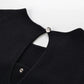 Black Knitted Long Dress Women's 2024 New Fashion Slim Button Maxi Dresses 5240160