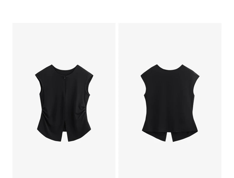 TOYOUTH Women Short Sleeve T shirt 2025 Spring New Tops 8521004
