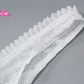 2024 New White Lace Tied Square Neck Summer T-shirts Chic Elegant Short Sleeve Tee Cotton Y2K Street Casual Bow Tie-up Top Women