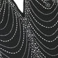 New Sexy Diamonds Halter Black Party Bodycon Midi Dress Women Sleeveless Backless Front Split Birthday Night Prom Club Vestidos