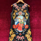 Retro Court Print Slimming Vest Dress Spring and Summer Fashion Heavy Diamond High-End Elegant Sleeveless Black Dresses Women