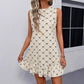 Cross-Border Summer New Arrival Sleeveless Plaid A- Line Midi Dress Women's Fashion Global Trade Wind Clothing