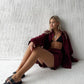 Wolfeel Women's Casual Shorts Sets 100% Cotton Solid Color Cozy Lapel Long Sleeve Shirt Summer New Elastic Waist Shorts Suits