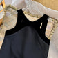 Spring Dresses 2024 New Fashion Velvet Sexy Backless Slip Dress for Women Loose Bow Girl's Elegant Party Short Ladies Dress
