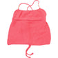 TARUXY Knitted Hollow Tanks Top Female Sexy Backless Lace Up Solid Sweater Vest Slim Halter Short Tops Casual 2025 Summer New