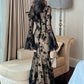 French Elegant Prom Dresses Woman Retro Black Perspective Elastic Mesh Folds Wrap Hip Slit Fishtail Robe Female Party Vestidos
