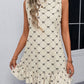 Cross-Border Summer New Arrival Sleeveless Plaid A- Line Midi Dress Women's Fashion Global Trade Wind Clothing