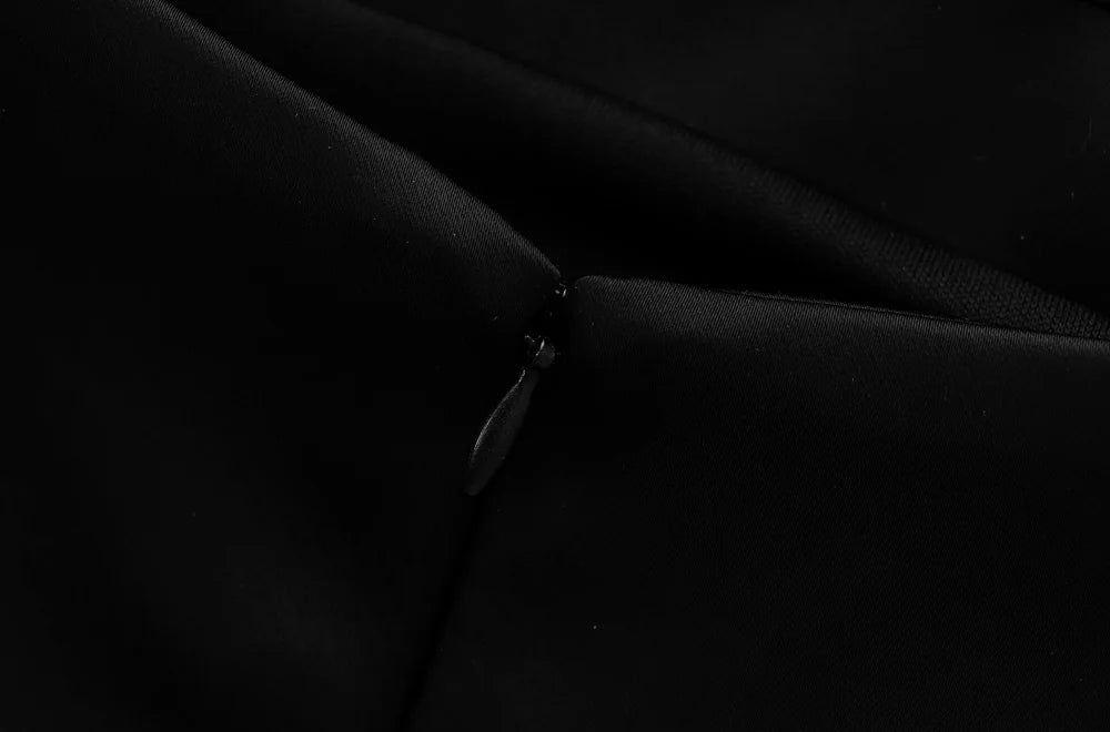 TRZA-Strapless Mini Dress for Women with Rhinestones, Straight Neck, Back Zipper, Female Dresses, Sexy Fashion