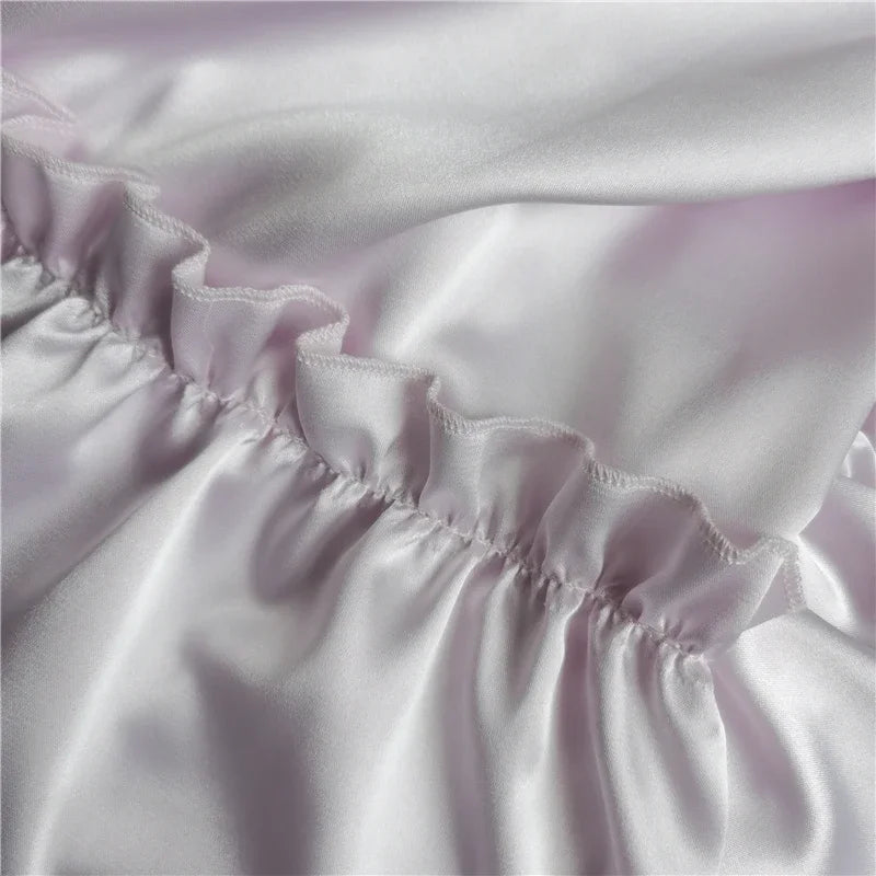 Elegant Pink Satin Women Prom Skirt Spaghetti Strap Sweetheart A-Line Tea Length Fancy Lace High Quality Female Party Gowns