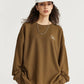 INFLATION Spring Oversized Tracksuit Sportswear Unisex Pique Fabric Embroidery Long Sleeve Tees and Shorts Set