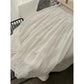French Style A- Line Cotton Linhing Skirt Women's Summer High Waist Slimming Loose Midi Skirt Tea Break Fashion plus Size