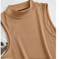 New Arrivals Yoga Fitness Camis Tanks Women Sexy Skinny Cropped Tank Tops Vintage Y2K Turtleneck Camisole Sports Tee Shirt Woman