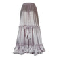 Elegant Pink Satin Women Prom Skirt Spaghetti Strap Sweetheart A-Line Tea Length Fancy Lace High Quality Female Party Gowns