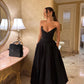 Suninheart Black Elegant Wedding Events Dress Sexy Strapless Corset Dress Midi Christmas Party Dresses for Women Clothing 2023