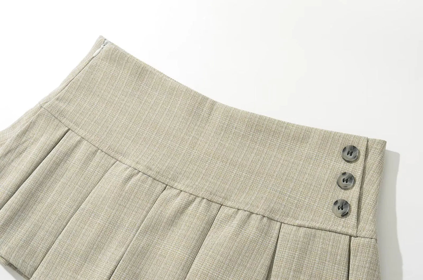 Summer mini skirts woman vintage clothes elegant skirts for women y2k clothes skirts pleated preppy skirt with shorts button up