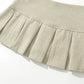 Summer mini skirts woman vintage clothes elegant skirts for women y2k clothes skirts pleated preppy skirt with shorts button up
