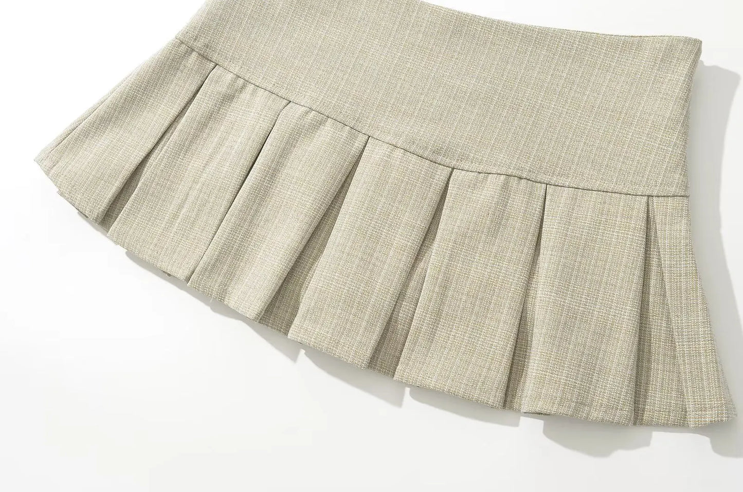 Summer mini skirts woman vintage clothes elegant skirts for women y2k clothes skirts pleated preppy skirt with shorts button up
