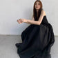 Black Strapless Long Dress Women Fashion Slim Sleeveless O-Neck High Waist Dresses Female 2025 Spring Summer new  Party Vestidos