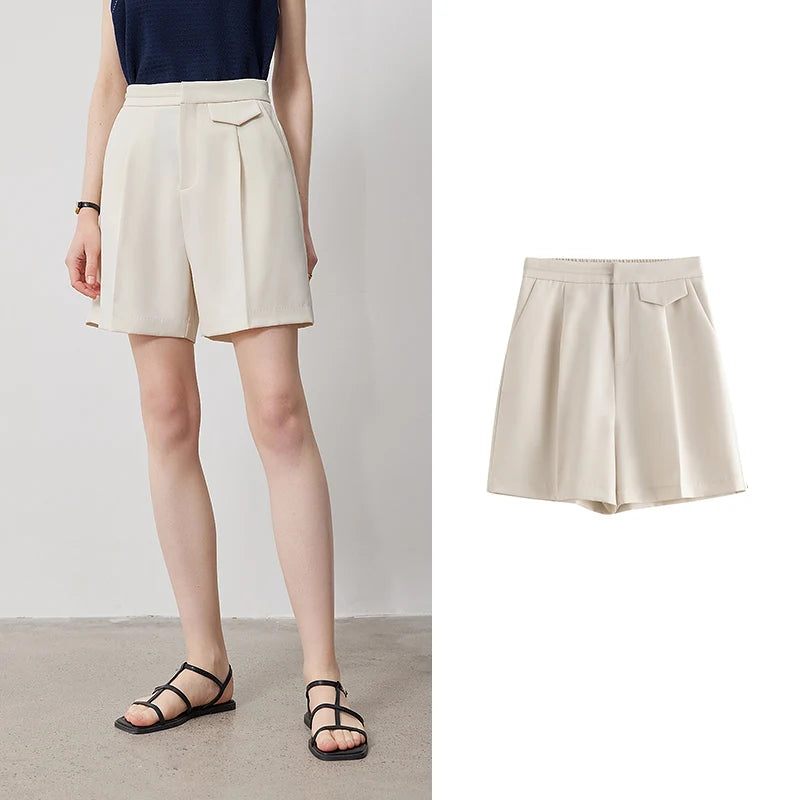 TOYOUTH Women Shorts 2024 Summer Versatile Casual Pants