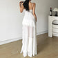 2025 Y2k Aesthetic Irregular Ruffled Dress Sexy Backless Harajuku Pleated Dresses Streetwear Sleeveless Bodycon Vestido De Mujer