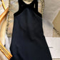 Spring Dresses 2024 New Fashion Velvet Sexy Backless Slip Dress for Women Loose Bow Girl's Elegant Party Short Ladies Dress
