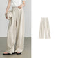 TOYOUTH Women Casual Pants 2024 Summer New Wide Leg Lightweight Linen Japanese Lazy Mountain Yamamoto Pants