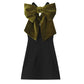 TRAF Dresses Sleeveless Black Mini Dress Women Summer Butterfly Knot Velvet Dress Backless Sexy Short Dresses Woman Party Dress