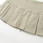 Summer mini skirts woman vintage clothes elegant skirts for women y2k clothes skirts pleated preppy skirt with shorts button up