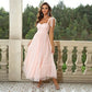 Elegant Classic Gown Women's Double Layer Mesh Lining Corset Skirt High End Fashion Fairy Kimono For Special Occasions