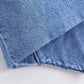 TRZA Women Fashion Front Button Denim Waistcoat Vintage V Neck Sleeveless Female Outerwear Chic Vest Tops