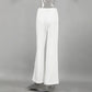 Light Luxury White Women Wide Leg Pants Spring and Autumn Temperament Versatile Commuting Leisure High Waist Straight Leg Pants