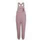 Women'S Jumpsuits Summer Fashion Casual Loose Wide Leg Jumpsuits Solid Color Insert Pockets Retro Button Strap Jumpsuits