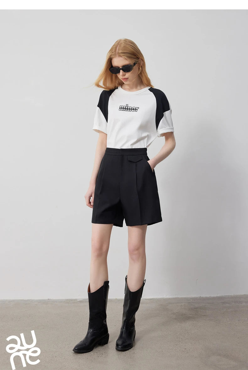 TOYOUTH Women Shorts 2024 Summer Versatile Casual Pants