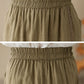 High Waist Casual Embroidery Skirts Women New Arrival 2024 Summer Vintage Style Solid Cotton Linen Female A-line Long Skirt