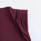 TRAFZA Vintage Chic Women Solid Asymmetric O-Neck Zipper Sleeveless Cross Folds Top Fashion 2025 Streetwear Padded Shoulder Top