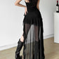 2025 Y2k Aesthetic Irregular Ruffled Dress Sexy Backless Harajuku Pleated Dresses Streetwear Sleeveless Bodycon Vestido De Mujer