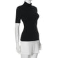 TARUXY Contrast Color Slim Mini Dress Female High Waist Splice Sexy Party Dress Half Turtleneck Women's Elegant 2024 Autumn New