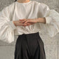 Japan Style Office Lady Elegant Vintage Blouse Women O-neck Loose Lantern Sleeve Shirts Solid All-amtch Blusas Autumn Ladies Top
