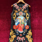 Retro Court Print Slimming Vest Dress Spring and Summer Fashion Heavy Diamond High-End Elegant Sleeveless Black Dresses Women