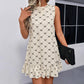 Cross-Border Summer New Arrival Sleeveless Plaid A- Line Midi Dress Women's Fashion Global Trade Wind Clothing