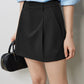 TOYOUTH Women Mini Skirt Pants 2024 Autumn New High Waisted A Line Suit Pants Skirt