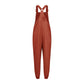 Women'S Jumpsuits Summer Fashion Casual Loose Wide Leg Jumpsuits Solid Color Insert Pockets Retro Button Strap Jumpsuits