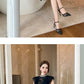 Women's French Noble Elegant Prom Dresses Black Lace Sheer Perspective Diamond High Waist Fishtail Robe Party Banquet Vestidos