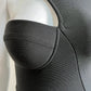 Wholesale Women's Black White Short Sleeve Tassel Tight Sexy Evening Celebrity Cocktail Party Bandag Long Dress